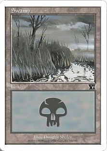 (341)《沼/Swamp》[6ED] 土地