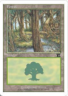 (348)《森/Forest》[6ED] 土地