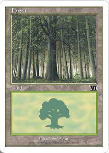 (349)《森/Forest》[6ED] 土地