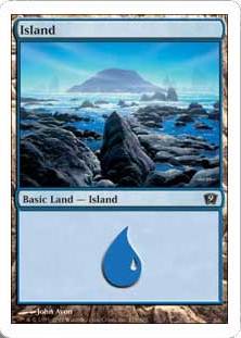 【Foil】(335)《島/Island》[9ED] 土地