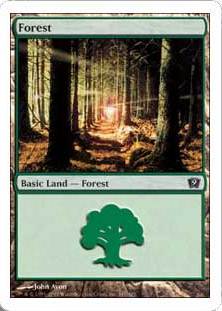 【Foil】(347)《森/Forest》[9ED] 土地