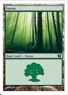 【Foil】(348)《森/Forest》[9ED] 土地