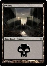 【Foil】(238)《沼/Swamp》[ALA] 土地