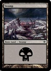 【Foil】(240)《沼/Swamp》[ALA] 土地