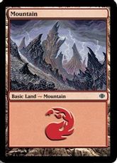 【Foil】(242)《山/Mountain》[ALA] 土地