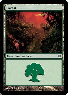 【Foil】(246)《森/Forest》[ALA] 土地