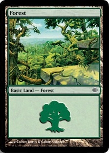 【Foil】(247)《森/Forest》[ALA] 土地