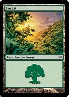 【Foil】(248)《森/Forest》[ALA] 土地