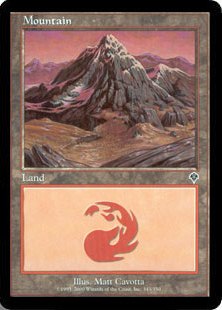 【Foil】(343)《山/Mountain》[INV] 土地