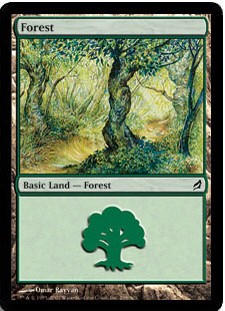 【Foil】(298)《森/Forest》[LRW] 土地