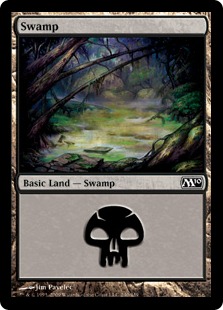 【Foil】(240)《沼/Swamp》[M10] 土地