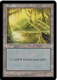 C)《沼/Swamp》[MIR] 土地 | 日本最大級 MTG通販サイト「晴れる屋」