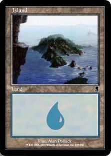 【Foil】(335)《島/Island》[ODY] 土地