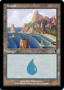 【Foil】(336)《島/Island》[ODY] 土地