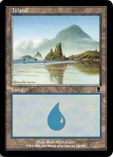 【Foil】(338)《島/Island》[ODY] 土地