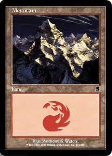【Foil】(343)《山/Mountain》[ODY] 土地