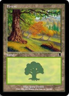 (349)《森/Forest》[ODY] 土地