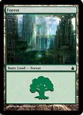 【Foil】(303)《森/Forest》[RAV] 土地