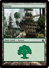 【Foil】(304)《森/Forest》[RAV] 土地