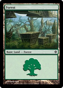 【Foil】(245)《森/Forest》[ROE] 土地