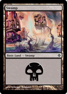 【Foil】(239)《沼/Swamp》[ROE] 土地