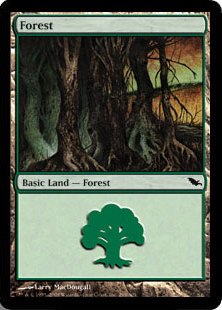 【Foil】(298)《森/Forest》[SHM] 土地