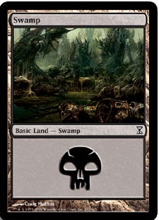 【Foil】(292)《沼/Swamp》[TSP] 土地