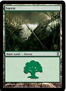 【Foil】(299)《森/Forest》[TSP] 土地