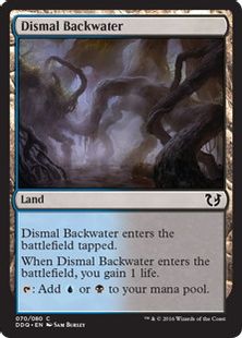 《陰鬱な僻地/Dismal Backwater》[BvC/DDQ] 土地C
