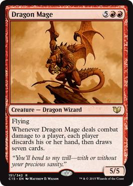《ドラゴン魔道士/Dragon Mage》[C15] 赤R