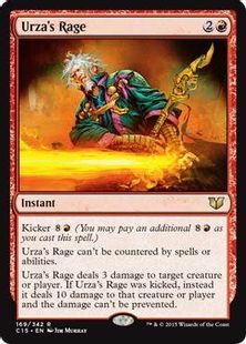 《ウルザの激怒/Urza's Rage》[C15] 赤R