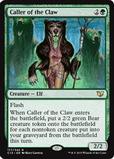 《鉤爪の統率者/Caller of the Claw》[C15] 緑R