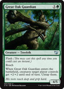 《大樫の守護者/Great Oak Guardian》[C15] 緑U