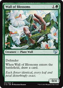 《花の壁/Wall of Blossoms》[C15] 緑U