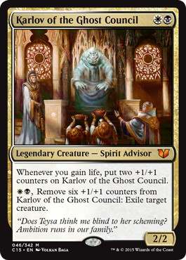 《幽霊議員カルロフ/Karlov of the Ghost Council》[C15] 金R