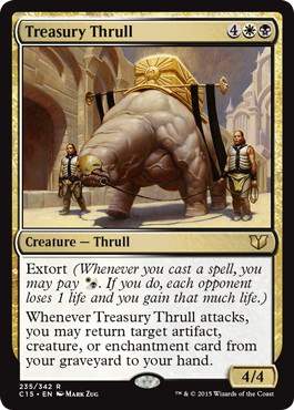 《宝庫のスラル/Treasury Thrull》[C15] 金R