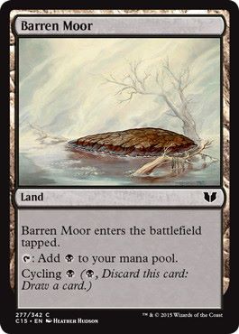 《やせた原野/Barren Moor》[C15] 土地C