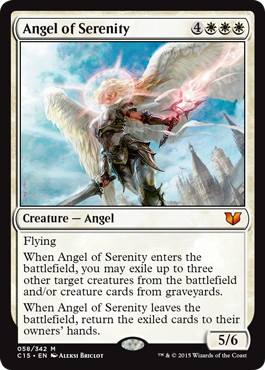 《静穏の天使/Angel of Serenity》[C15] 白R