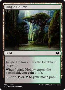 《ジャングルのうろ穴/Jungle Hollow》[C15] 土地C