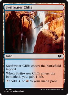 《急流の崖/Swiftwater Cliffs》[C15] 土地C