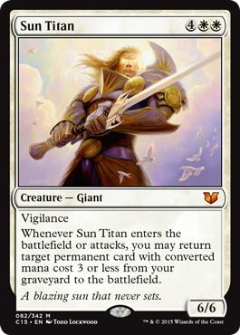 《太陽のタイタン/Sun Titan》[C15] 白R