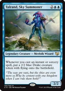 《空召喚士ターランド/Talrand, Sky Summoner》[C15] 青R