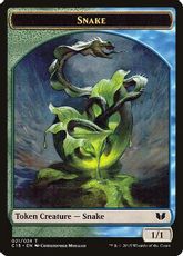 (021/016)《蛇+苗木トークン/Snake+Saproling Token》[C15] 金/緑