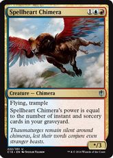 《魔心のキマイラ/Spellheart Chimera》[C16] 金U