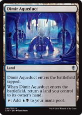 《ディミーアの水路/Dimir Aqueduct》[C16] 土地U