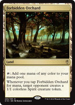 《禁忌の果樹園/Forbidden Orchard》[C16] 土地R