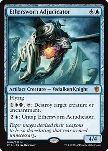 《エーテル宣誓会の審判人/Ethersworn Adjudicator》[C16] 青R