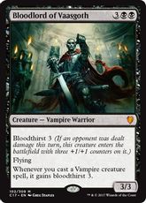 《ヴァーズゴスの血王/Bloodlord of Vaasgoth》[C17] 黒R