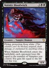 《マラキールの血魔女/Malakir Bloodwitch》[C17] 黒R