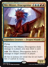 《竜英傑、ニヴ＝ミゼット/Niv-Mizzet, Dracogenius》[C17] 金R